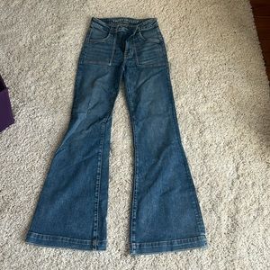 next level stretch american eagle flare jeans
